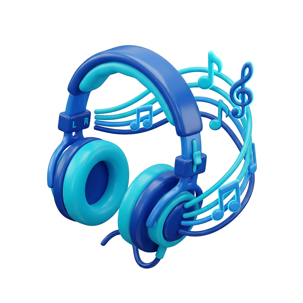 Audio 3D Icon